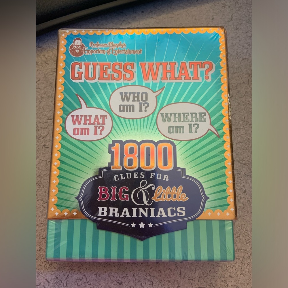 Professor Murphy's Guess What (Professor Murphy Cards) by Parragon